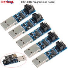5pcs CH340C USB to ESP8266 ESP-01S Downloader Programmer Module Adapter Board 5V