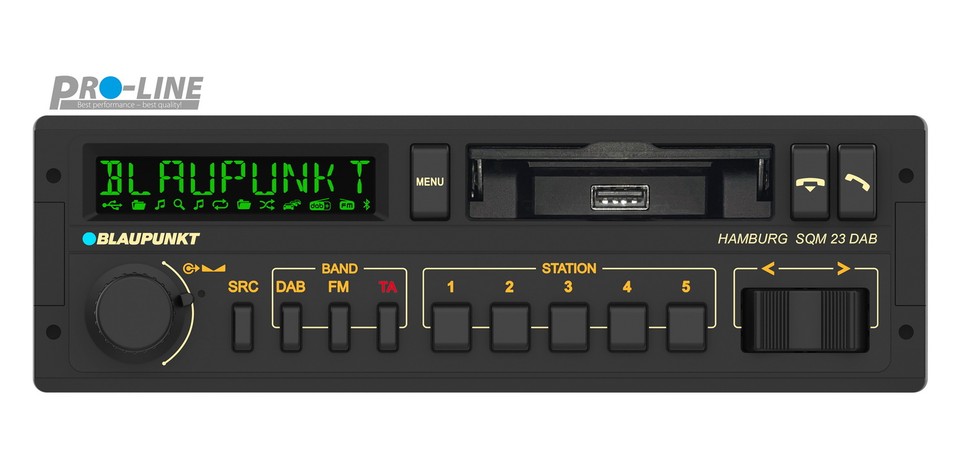 Retro car stereo radio Blaupunkt Frankfurt RCM 82 Bluetooth USB AUX input MP3 eB