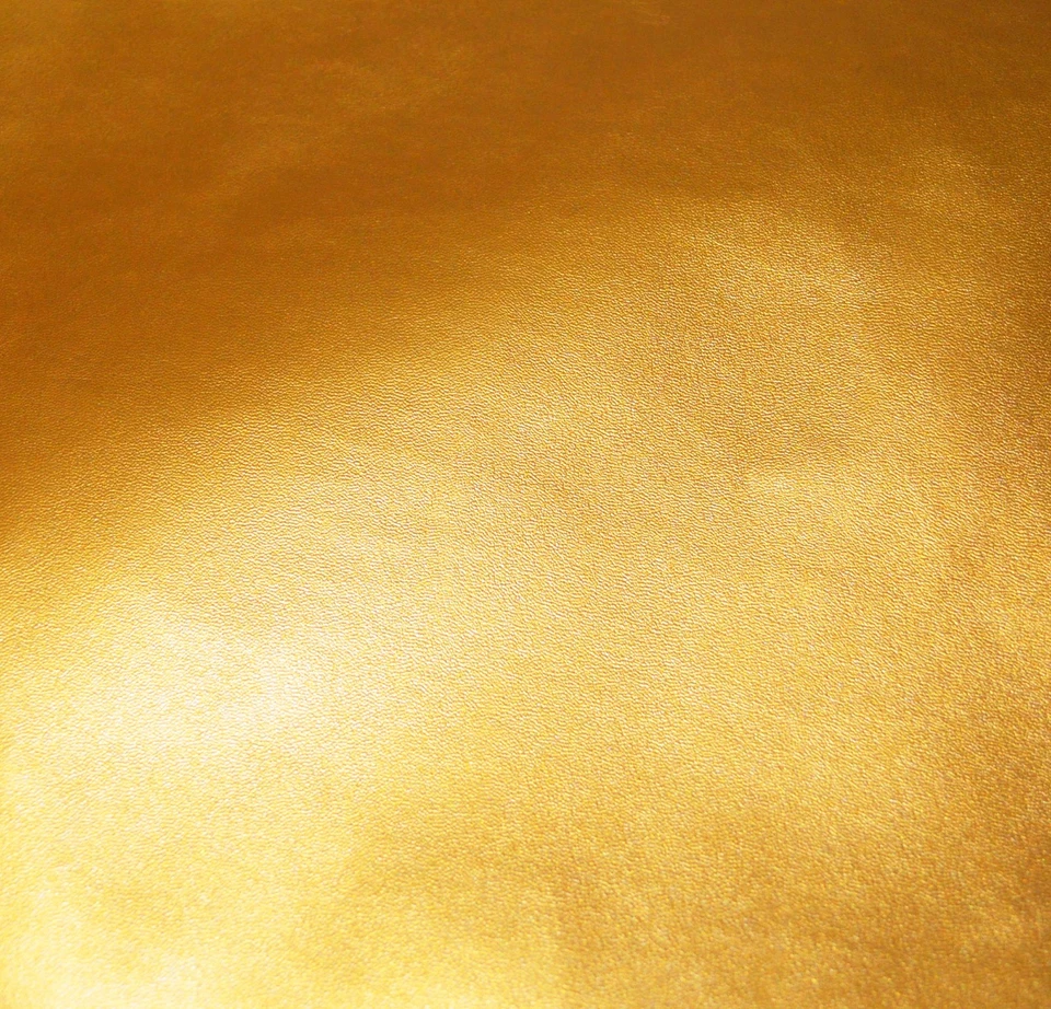 Pe253r Gold Soft Faux Leather Sheep Skin 3D Round Seat Cushion Cover Custom Size - Image 3 of 4