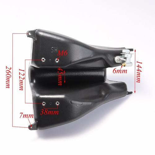 Petrol Fuel Gas Tank Seat for CRF70 XR70 Dirt Bike Pitster Pro 140cc 150cc 160cc - Bild 3 von 12