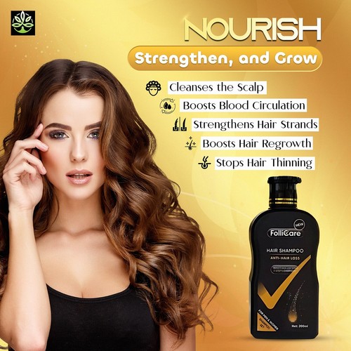 Anti Hair Loss Shampoo – Natural Herbal Formula for Hair Growth - Picture 2 of 4