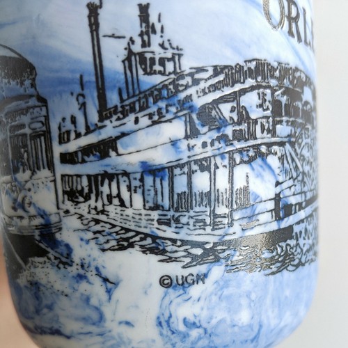 Blue Marble Stoneware New Orleans Souvenir Mug by UGN - Picture 5 of 10
