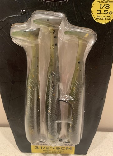 Storm 360GT Searchbait 3-1/2 Inches 1/8 Ounce Hot Olive (Pack of 3) NEW ~ Sealed - Picture 3 of 4