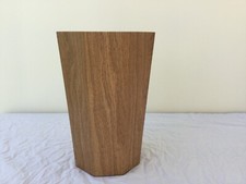 Solid oak, Handmade, waste paper bin