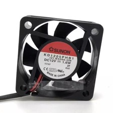 SUNON KD1205PHB1 5015 DC12V 1.6W 5CM 2-Wire Silent Cooling Fan