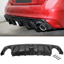 Rear Bumper Diffuser Lip For Infiniti Q50 2018-2021 Infiniti Tuning Carbon Fiber