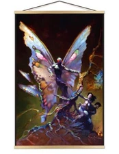 Mothman by Frank Frazetta Poster - 24" x 36"  with Poster Hanger Natural Color