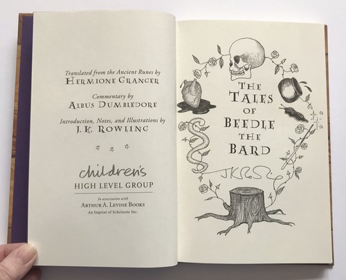 Harry Potter The Tales of Beedle the Bard J. K. Rowling 2008 Hardcover 1st Ed. - Imagen 6 de 11