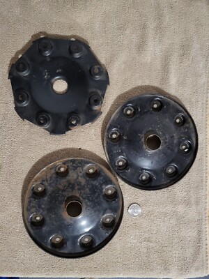 3 LOT Vintage Polaris Snowmobile Track Drive FLANGE 1971 Mustang Charger Voyager