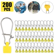 200X Fishing Sinker Slide Stainless Steel Heavy Duty Fish Line Finder Slider
