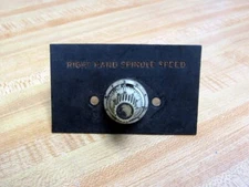 Clarostat 73JA Potentiometer RES 5K Ohms w/Speed Plate