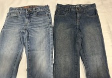 2 PacBoy  s Jeans Size 8 Slim: Urban Pipeline MaxWear-Dark Wash-Adjustable Waist