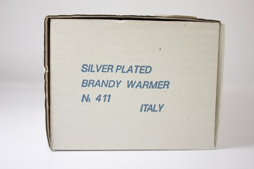 Vintage William & Adams PM Silver-plate Warmer with Brandy Snifter - Picture 6 of 7