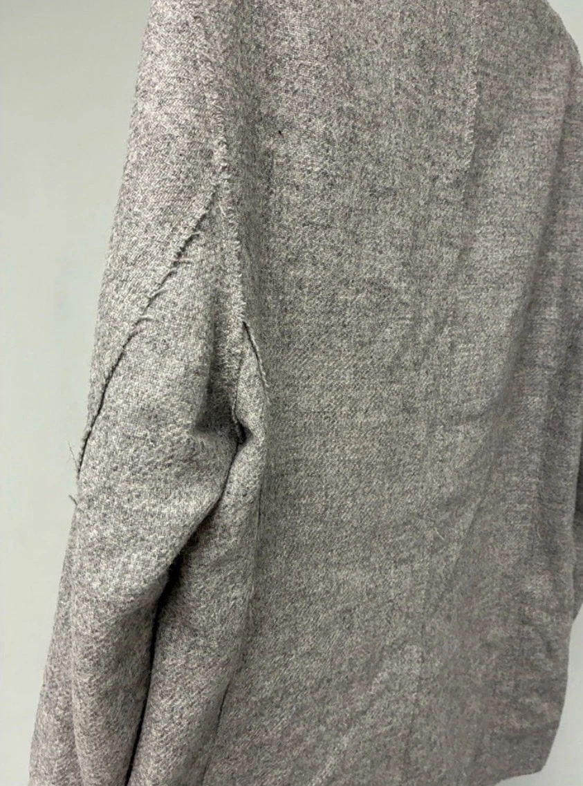 $1695 Brand New R13 Oversized Ragged Blazer Grey Small - product detail image 10