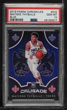 2019-20 Panini Chronicles Crusade Blue 41/99 Matisse Thybulle PSA 10 GEM MT 4f5