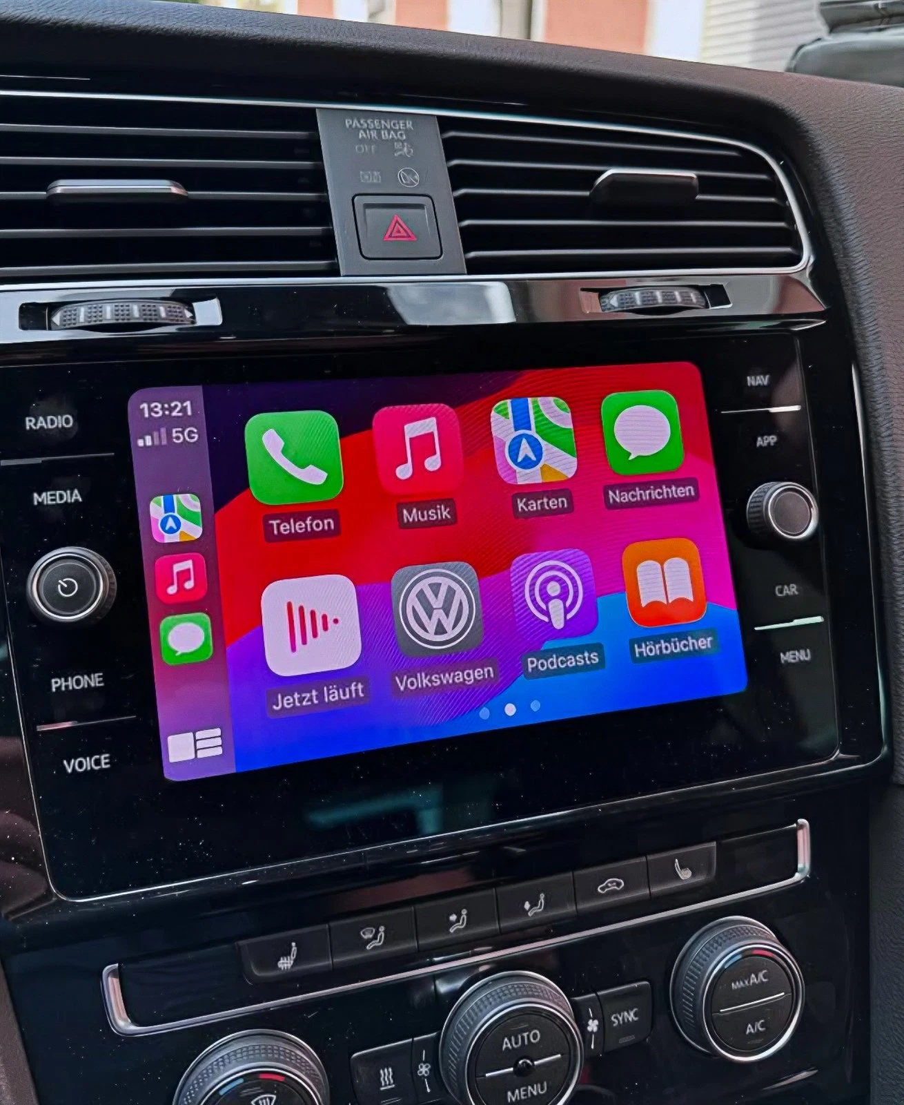 Apple CarPlay im VW Infotainment