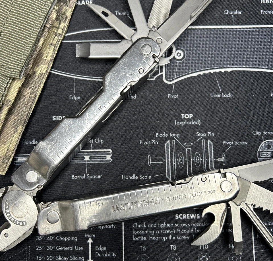 Multiherramienta Leatherman Supertool 300 BOD 0214 con funda EDC Super Tool ST300 ST Foto 4 de 4