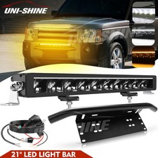 Number Plate Bar + Night Blazer LED Light Bar For Land Rover Discovery 5 2017+