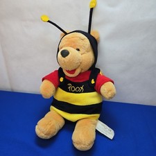 Bumble Bee Winnie The Pooh Plush Disney Stuffed Animal Golden Bear 14"