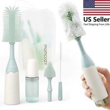 Momcozy Baby Bottle Brush Kit Push-Press Foam Design Newborn Essentials Gift Set