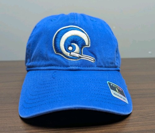 St. Louis Rams Vintage Gridiron Classic Slouch Fitted Hat Sz L Deadstock Reebok