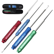 4x Terminal Removal Tool for Connectors Depinning Tools Electrical Pin Extractor