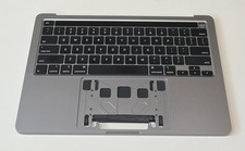 Apple MacBook Pro 13 2020 A2289 Palmrest w/ Battery Space Gray Genuine Part