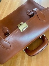 BORSA A TRACOLLA VINTAGE IN PELLE - PELLE DI MAIALE - Mid-Tan - Ottima - V RARA