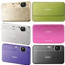 Sony Cyber-Shot DSC-T99 14.1MP Touch Screen Digital Camera Green English