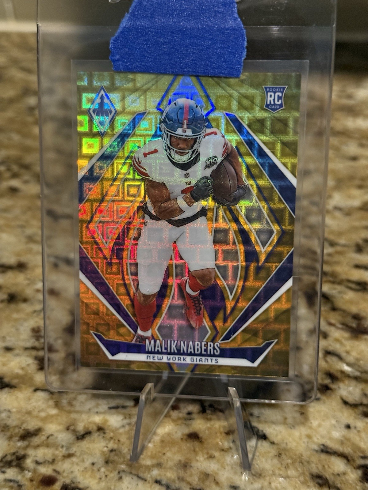 2024 Panini Phoenix - Malik Nabers GOLD Pandora #221 Gold /10 (RC)