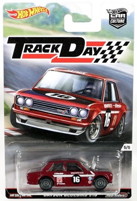 Hot Wheels Datsun Bluebird 510 Track Day Car Culture Series DJF97 NRFP Plum 1:64