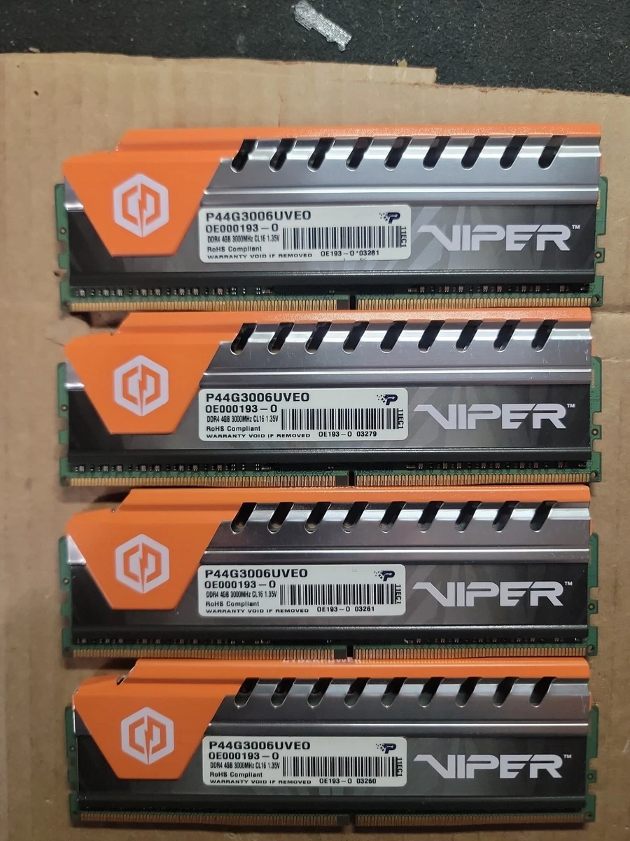 Patriot PC4-24000 (DDR4-3000) Bus Speed DDR4 SDRAM Memory (RAM