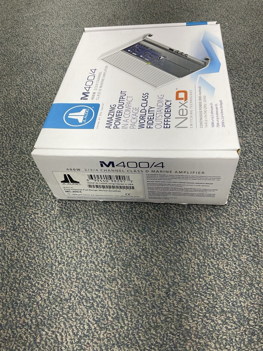 JL Audio M400/4 Car Amplifier for sale online | eBay JL Audio M400/4 Car Amplifier for sale online | eBay