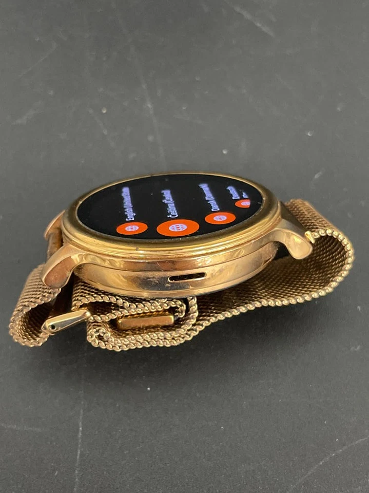 Reloj inteligente Fossil Gen 5E GPS 42 mm cobre - banda de malla de acero inoxidable (FTW6068) Foto 3 de 4