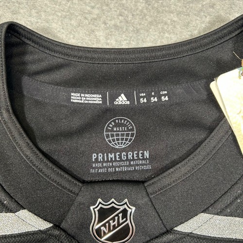 Adidas Los Angeles Kings Jersey Size 54 Home Black Primegreen NHL Hockey NEW NWT - Picture 3 of 8