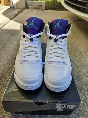 Nike Air Jordan 5 Retro LS GRAPE Men Size 9 DS 