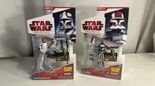 Star Wars Clone Wars Clone Commander Stone & Matchstick CW44 & 34 New Free Ship