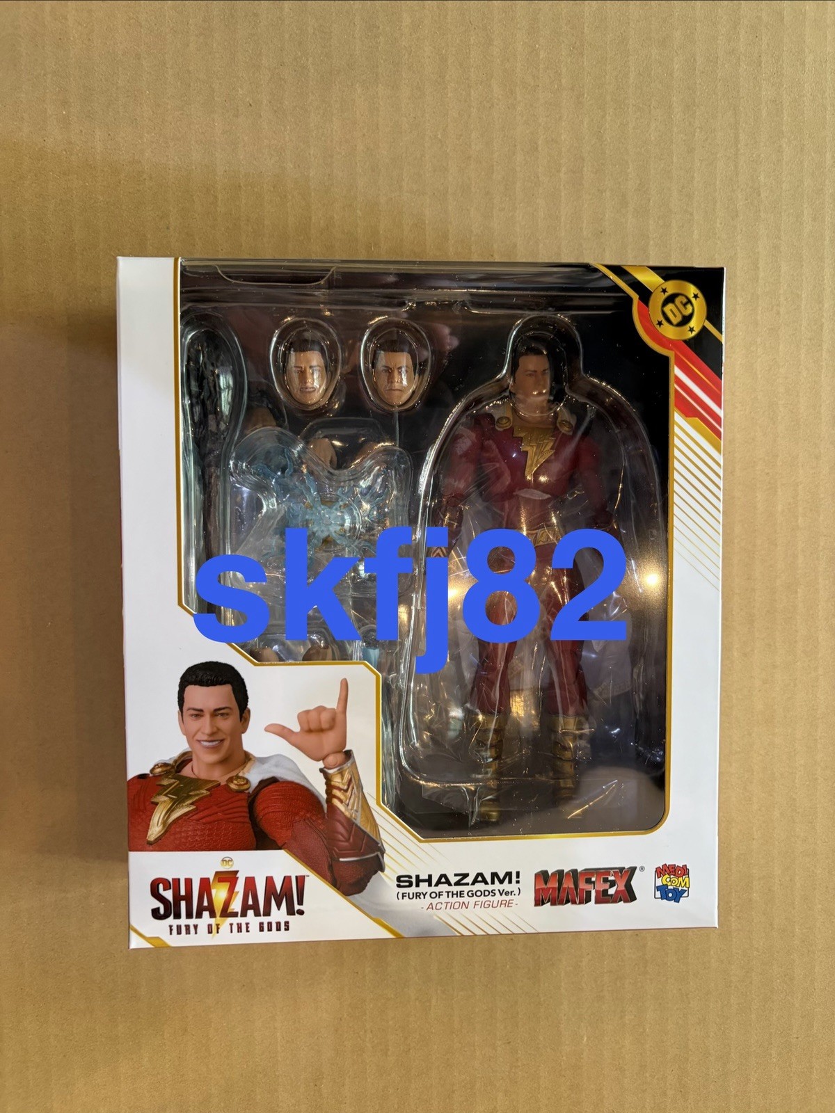 MEDICOM TOY MAFEX No.254 SHAZAM! FURY OF THE GODS Ver. Figure