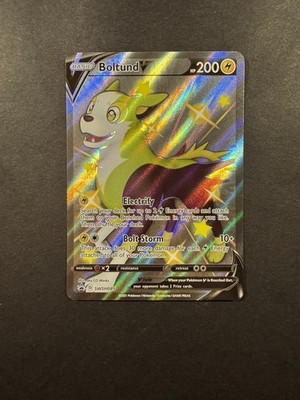 Pokémon-Boltund V-SWSH085-Sword & Shield Promo-Full Art Holo-NM