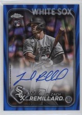 2024 Topps Chrome Rookie Blue RayWave Refractor /150 Zach Remillard Auto 13c1