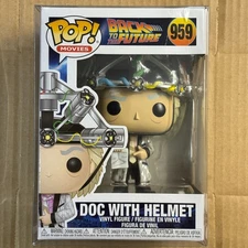 Funko Pop! Doc with Helmet #959, Dr Emmet Brown, Back to the Future, Movies
