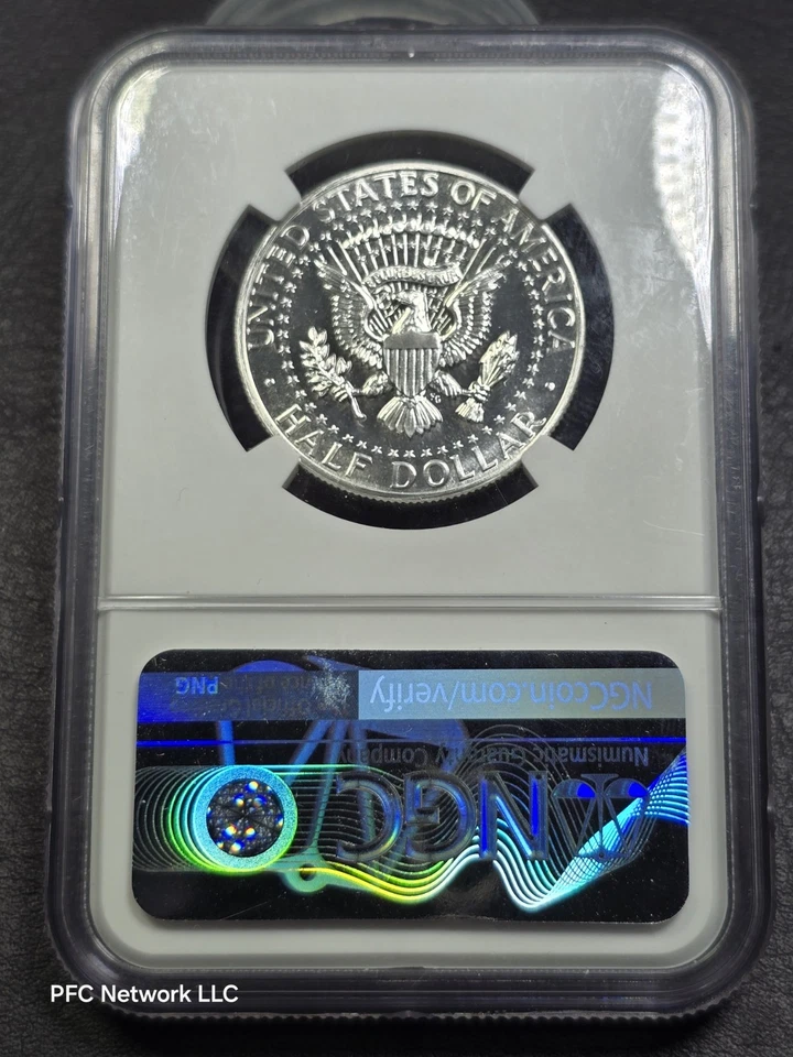 1964 Proof PR PF 67 TDO Type 1 VP-002 Kennedy Half NGC Triple Die Obverse! - Image 2 of 2