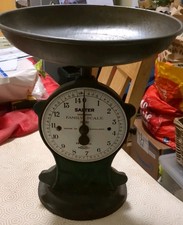 Salter's Family Antique Cast Iron Kitchen Scales No.50