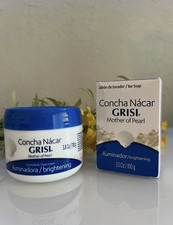 PACK OF 4 Grisi Concha Nacar Lightening Cream  Soap . Brightens, Moisturizes.