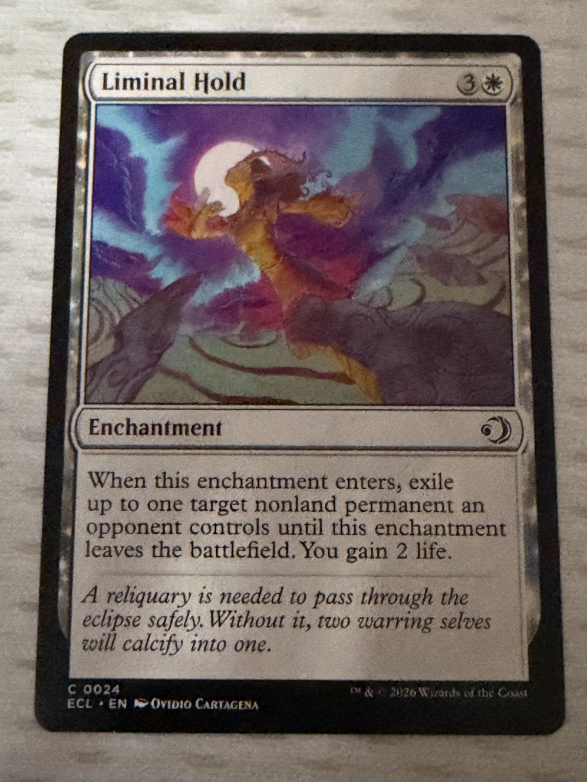 Liminal Hold Lorwyn Eclipsed Regular Magic MTG M/NM