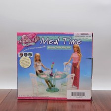 Gloria My Fancy Life Dollhouse Furniture - Meal Time Dining Table Play Set wi...