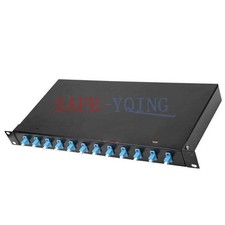 Fiber Optic Terminal Box 12 core LC with adapter pigtail 12 ports patch panel i