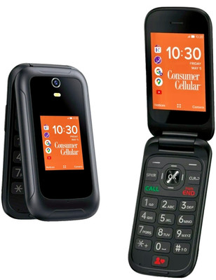 Consumer Cellular Iris Flip Phone 8GB 5.0MP 4G LTE [Hand Set Only] - Brand New!
