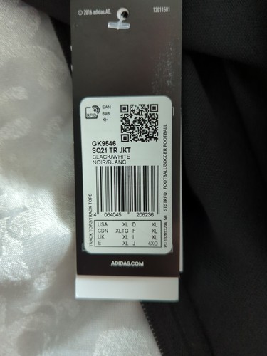 Neu mit Etikett Adidas Aeroready schwarz mit weißen Details Trainingsanzug Oberteil GK9646 Größe XL neu - Bild 11 von 13