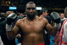 Danny Williams celebrates after he knocked out Mike Tyson in the f- 2004 Photo 3